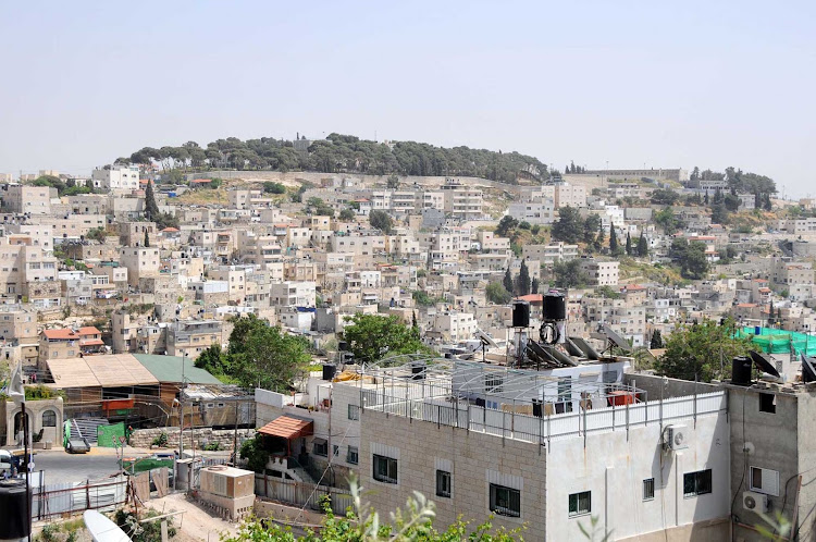 A hillside on the outskirts of Jerusalem. 