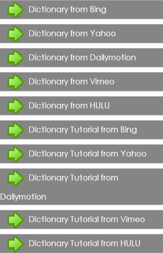 Dictionary Tutorial Guide