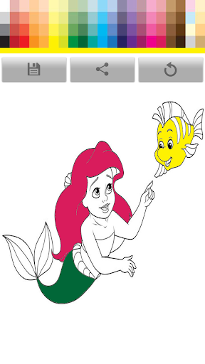 免費下載益智APP|Coloring Princess Mermaid app開箱文|APP開箱王