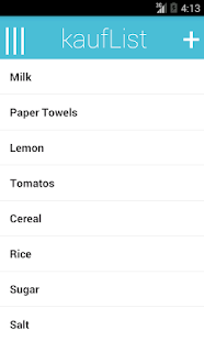 Free kaufList Shopping list APK