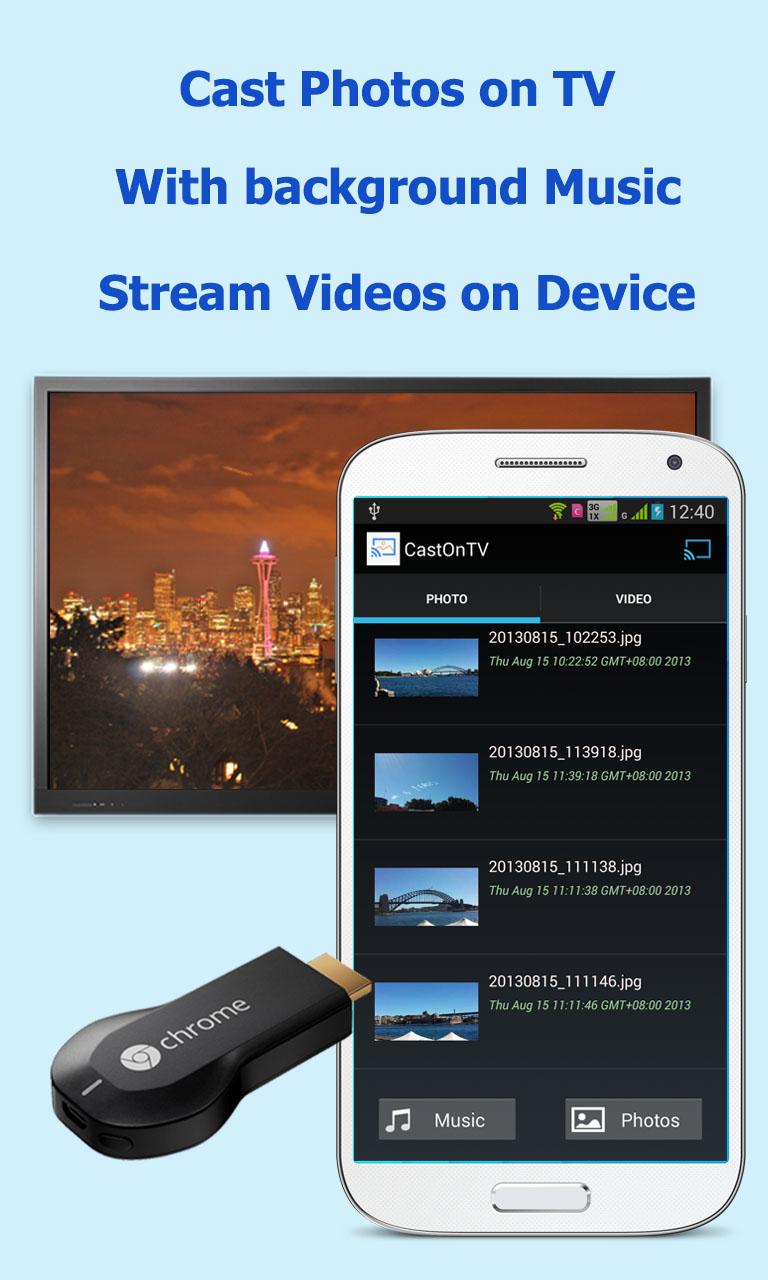 CastOnTV for Chromecast Screen 1
