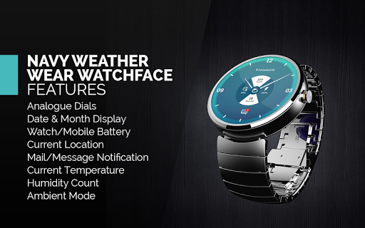 Navy Weather Wear for Moto 360