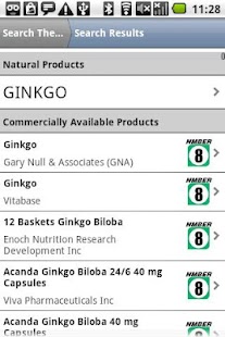 Natural Medicines Database - screenshot thumbnail