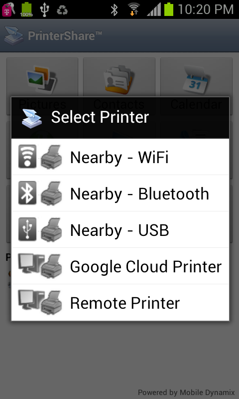 PrinterShare™ Mobile Print - screenshot