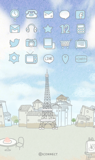 Paris free travel icon theme