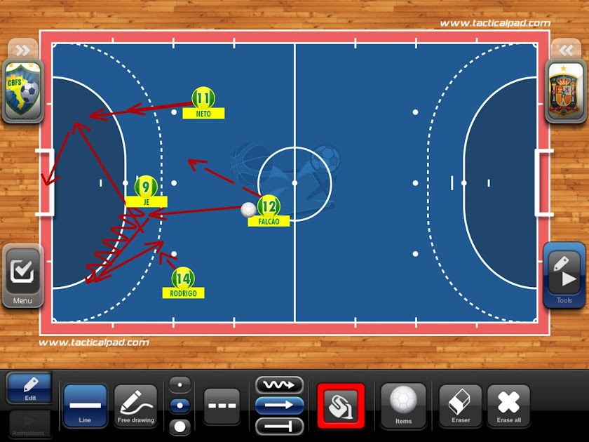 TacticalPad Futsal/Hand Pro Screen 3