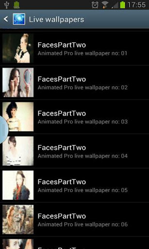 faces-2 live wallpaper
