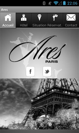 【免費旅遊App】Hotel Ares Paris-APP點子