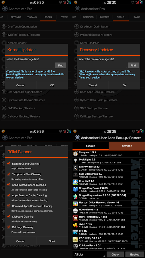 Andromizer Pro - screenshot
