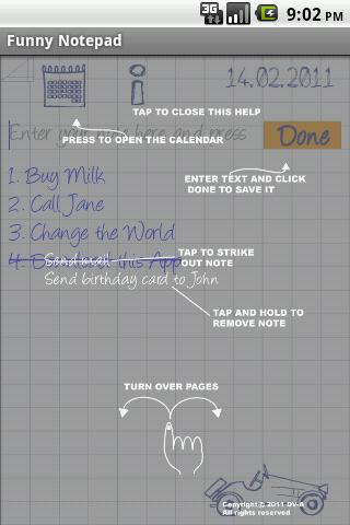 Funny Notepad Ad Free Screen 3