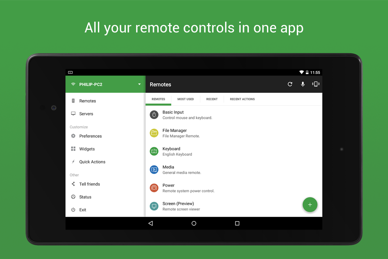 Unified Remote Full - screenshot