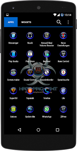 【免費個人化App】Duxter Saphir Blue Icon Pack-APP點子