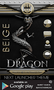Free Dragon Clock widget beige APK for PC