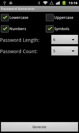 Password Generator