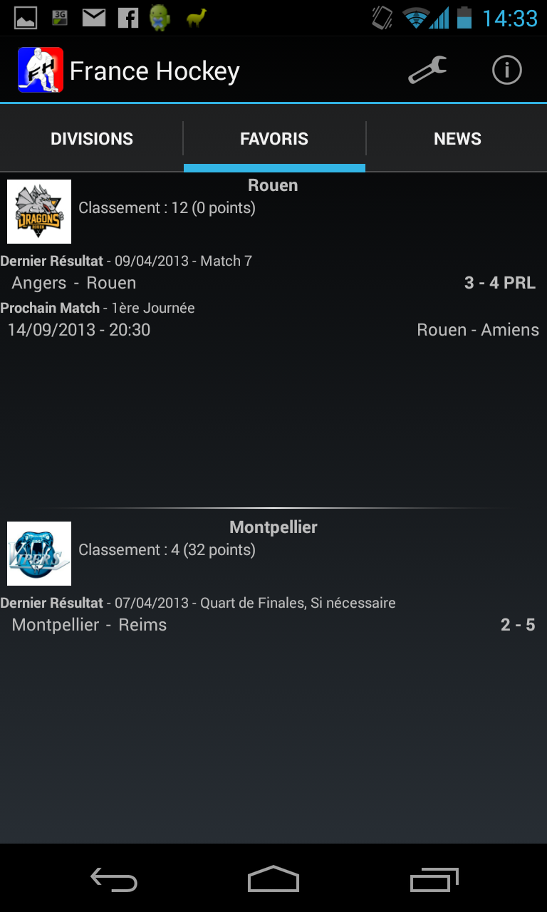 France Hockey Screen 2
