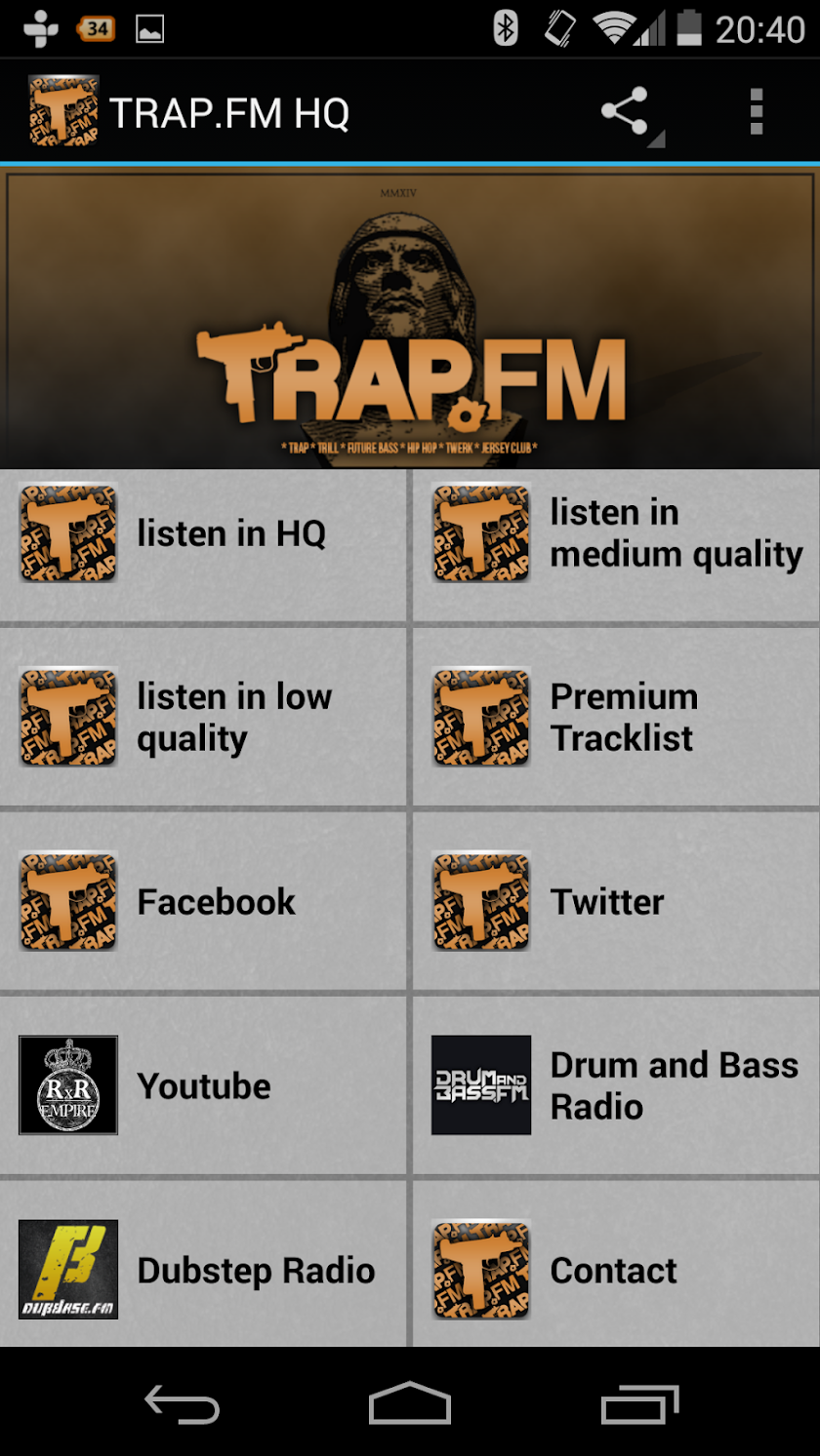 TRAP.FM HQ Screen 1