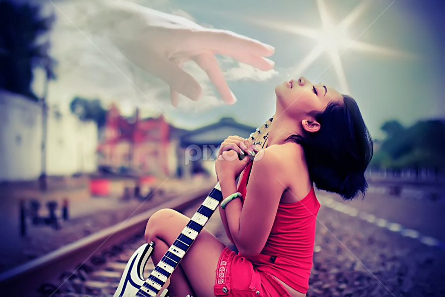 Hand Of God by Ampyunk Photofreak - Digital Art People