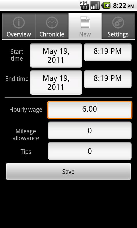 MiniJobber Screen 3