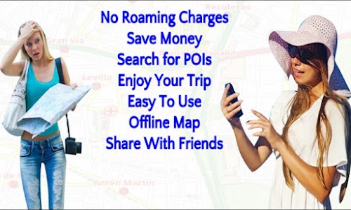 Android application Frankfurt Offline mappa Map screenshort