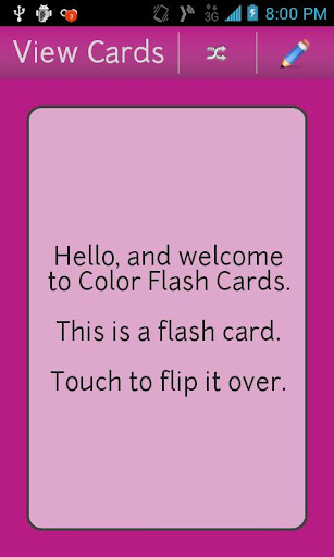 Color Flash Cards