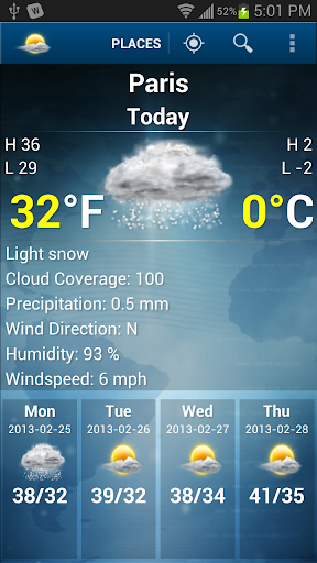 WeatherMate Travel Weather