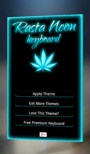 Rasta Neon Keyboard