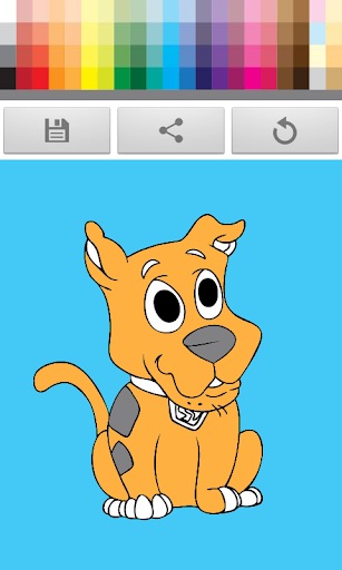 Scooby Dog Coloring Game
