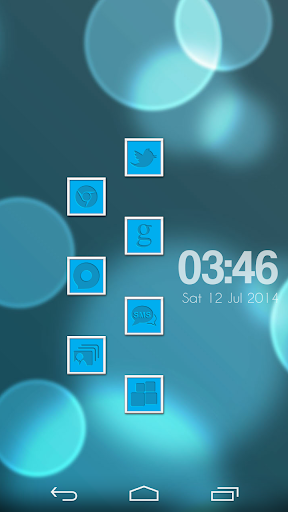 VM10 Blue Icon Set