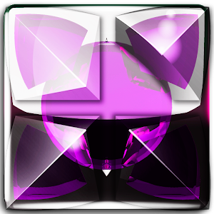 Next Launcher Theme pink snake logo