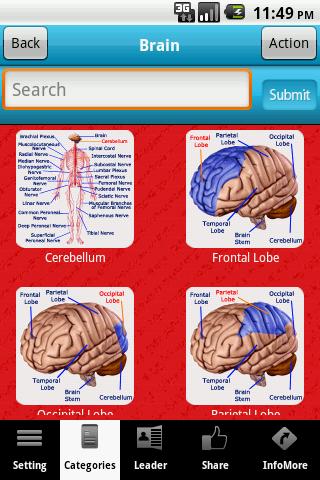 Android application A-Z: Full Body Anatomy screenshort