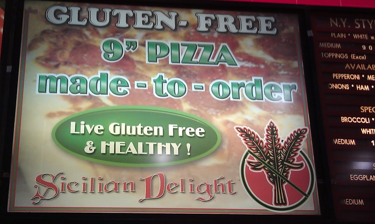 Gluten-Free at Sicilian Delight Restaurant & Pizzeria