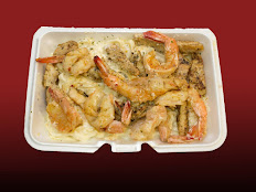 Seafood Alfredo with Chicken