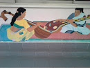 Indian Traditional Music Instrument Mural