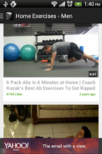 Home Exercises for men Free - screenshot thumbnail