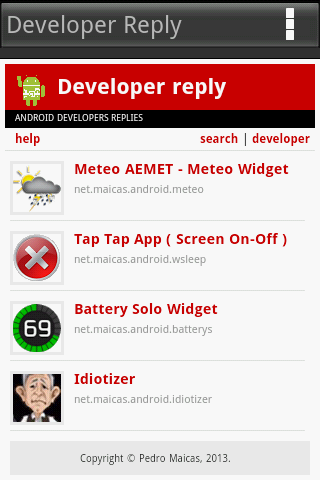 Developer Reply App