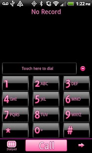 GO Contacts Black Pink Theme