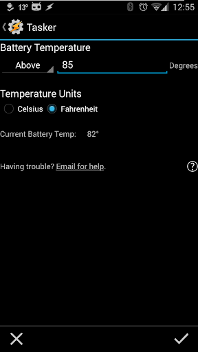 Battery Temperature Detection