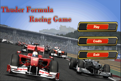 Thuder Formula Racing Game poster 1
