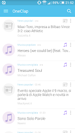 oneclap - news and music poster 1