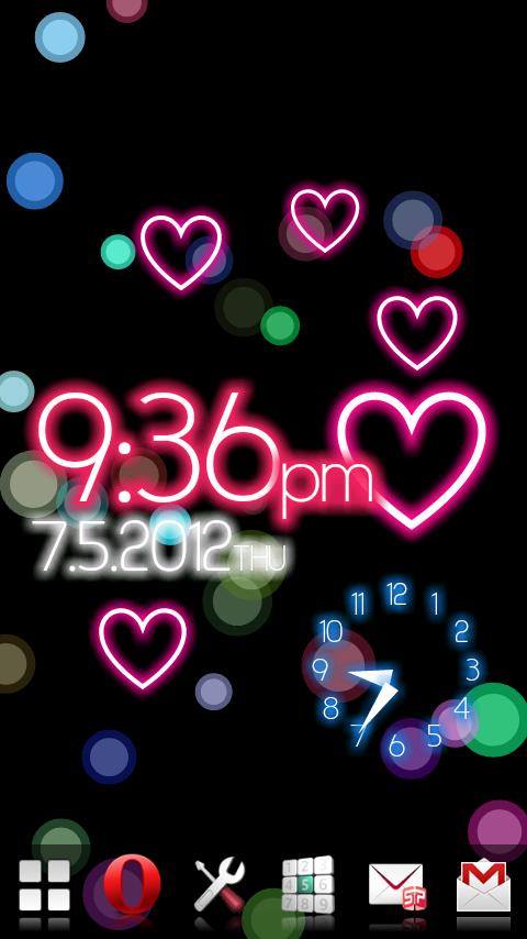 Android application Neon Flow! Live Wallpaper screenshort