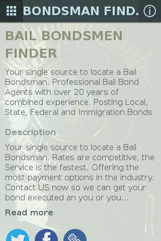 BAIL BONDSMAN FINDER