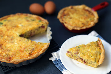 Bacon and Leek Quiche