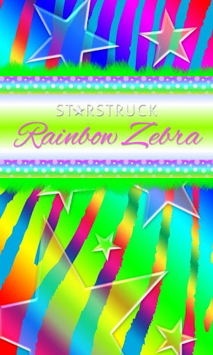 Star Theme Rainbow Zebra SMS
