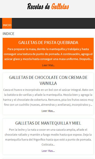 Recetas de galletas