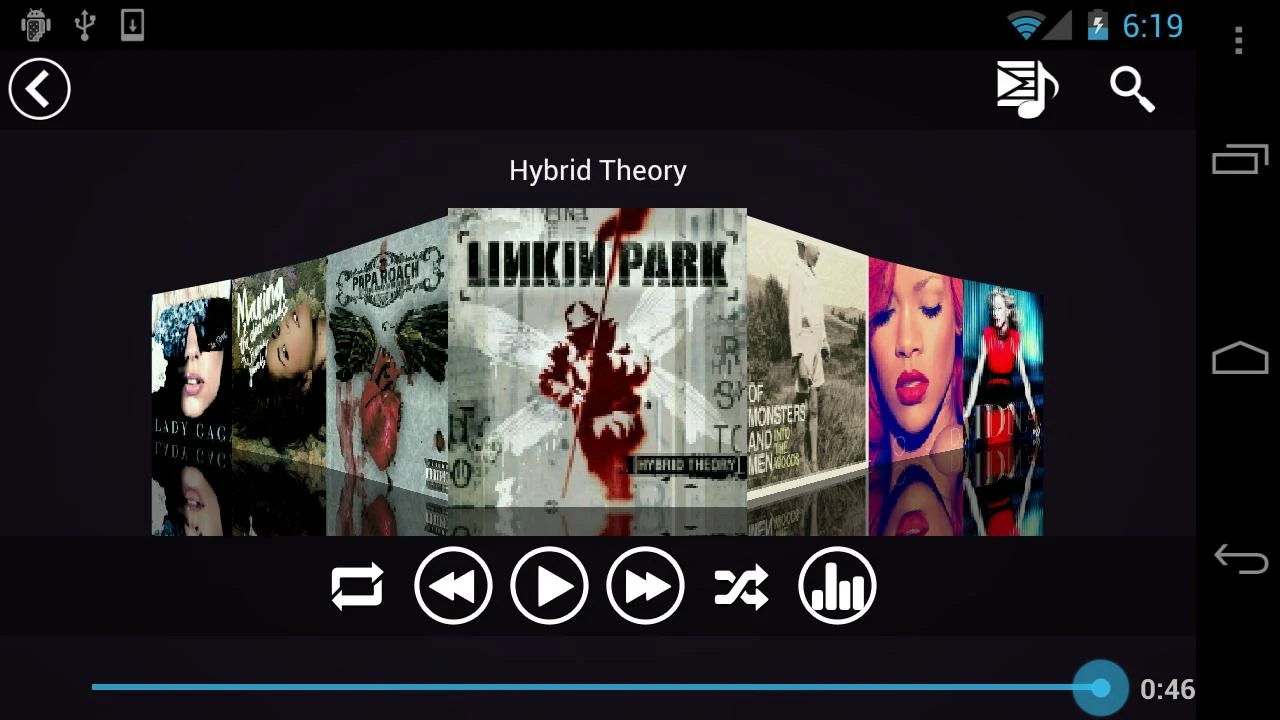Fusion Music Player - screenshot