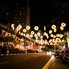 welcoming Chinese new year by Purnomo Sidhi - City,  Street & Park Street Scenes