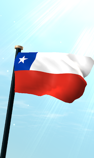 Chile Flag 3D Free Wallpaper