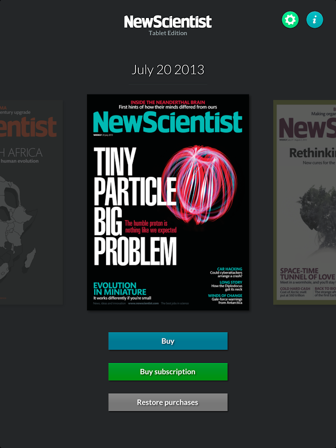 New Scientist On The App Save