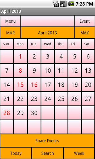 Calendar Me Israel 2013