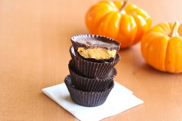 Pumpkin Cheesecake Chocolate Cups